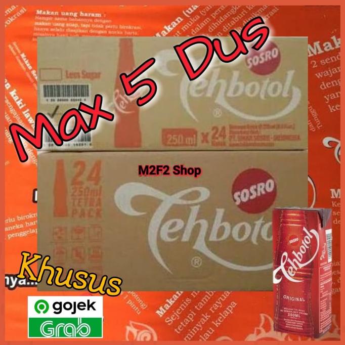 

[ COD ] Teh Botol Kotak Sosro - 250 ml / Teh Kotak (Khusus Gojek/Grab) BERGARANSI Kode 1180