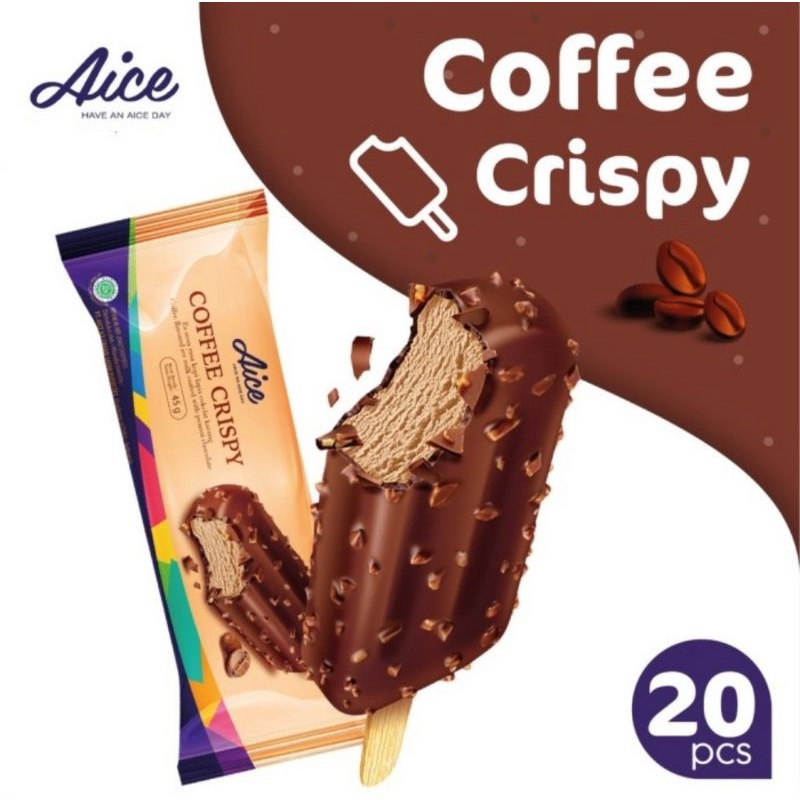 

Aice ice cream coffee crispy isi 20 pcs