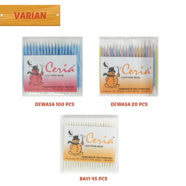 COTTON BUD CERIA // KOREK KUPING KAPAS