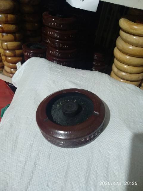 Asbak Kayu / Asbak Rokok / Asbak Murah / Asbak Souvenir / ASBAK WARNA WALNUT