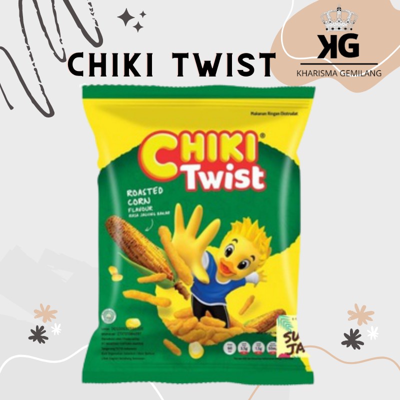 

SNACK - CHIKI TWIST JAGUNG BAKAR isi 22 GRAM makanan ringan-jajanan anak chiki chitos jagung bakar jajanan jadoel snack mazter sukahati mester