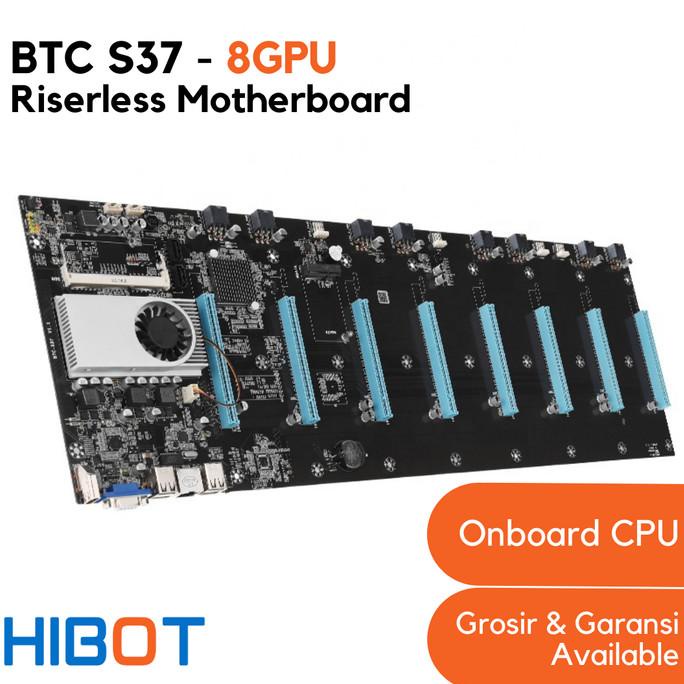 Motherboard BTC S37 Mining Riserless 8 GPU