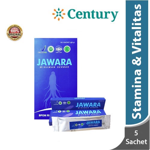 

Jawara Minuman Serbuk isi 5 Sachet / Stamina Pria / Gingseng