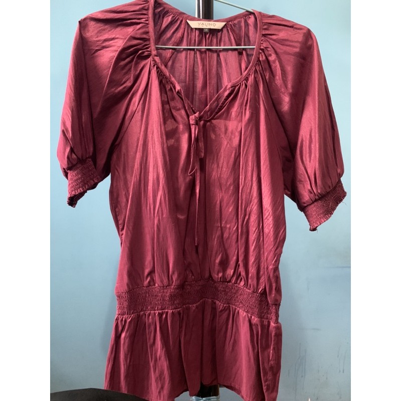 Magenta Blouse / PRELOVED BAJU / THRIFT SHOP / BAJU MURAH CEWEK / ATASAN MURAH / BRANDED