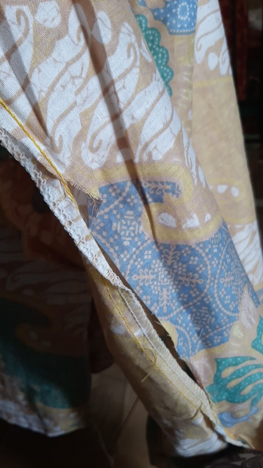 Batik Tunik Shibori Jumputan Terbaru Size S-3l / Hrb026 Yelbor Navbor / Biru Putih / Original..