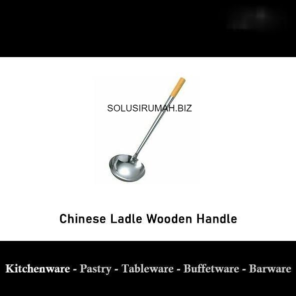 Chinese Ladle 12cm 200 ml Soup Ladle Irus ss sendok sayur jumbo tebal