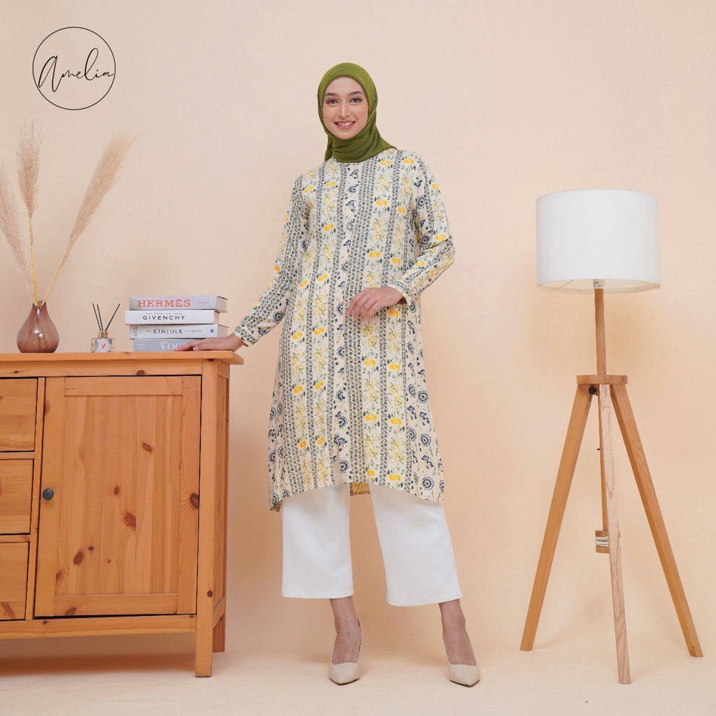 Long Tunik/Rayon Viscose Premium/Terlaris Tunik Busui/Tunik Katun Rayon Premium Murah
