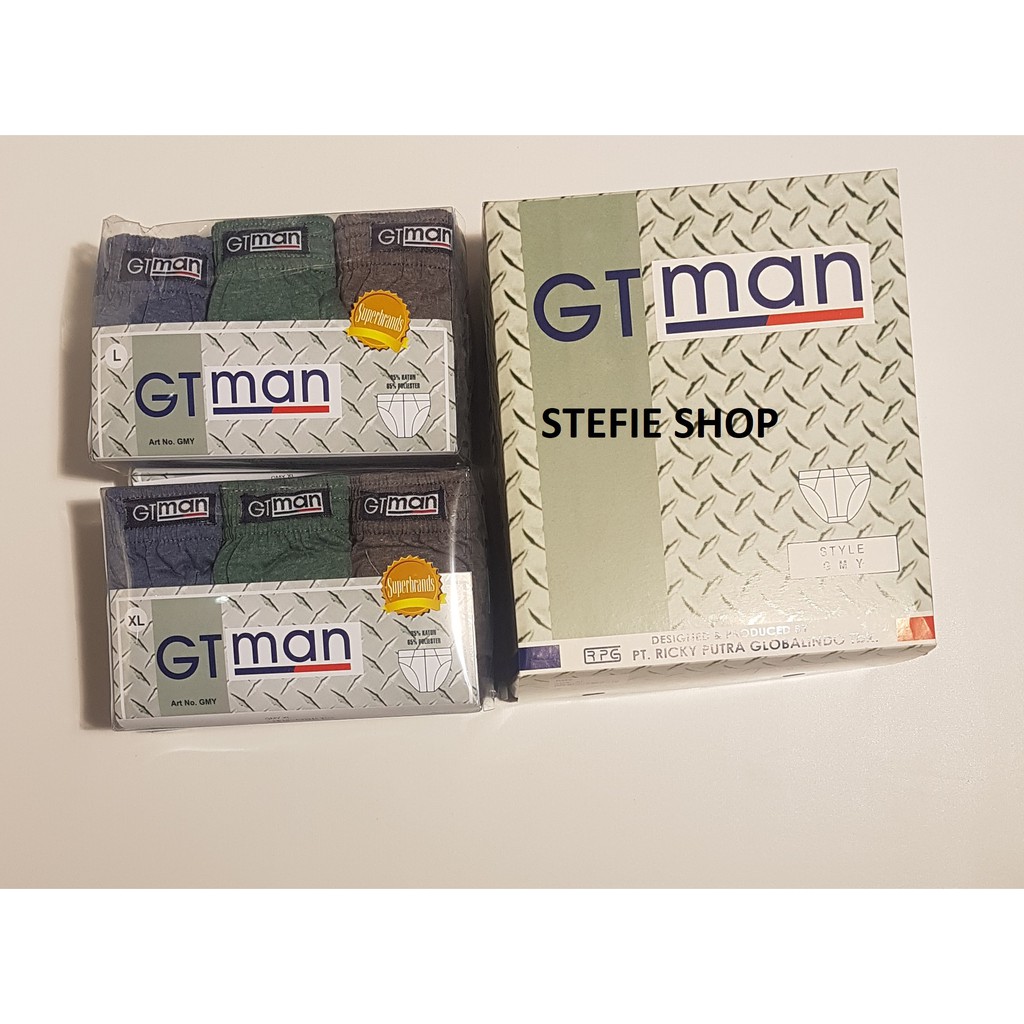 ORIGINAL | Celana Dalam gtman GT Man GMY isi 3 pcs