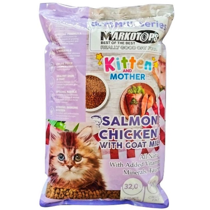 Makanan Kucing Kering Markotops KITTEN&amp;MOTHER 1 KG / Dry Cat Food Murah