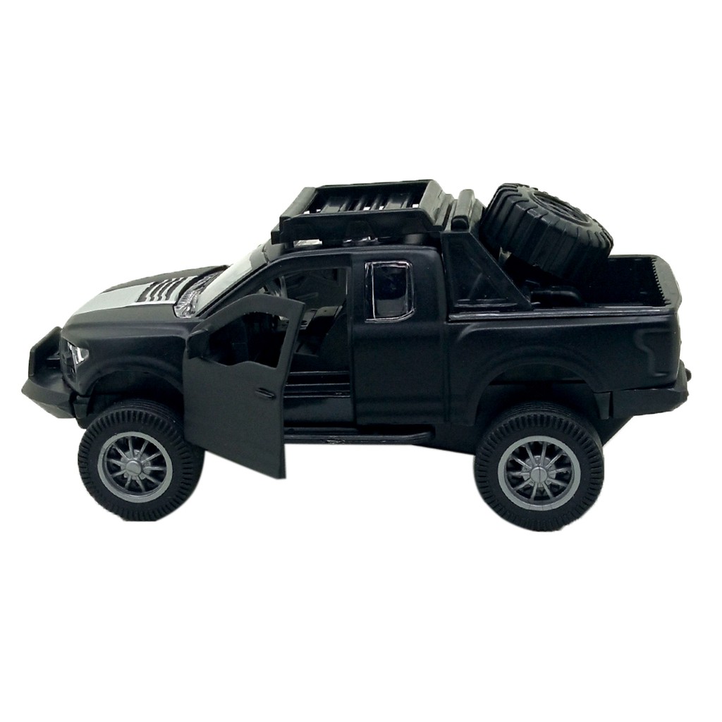 Toy Addict F0rd Offroad Hitam Diecast Metal Mainan Mobil Jeep