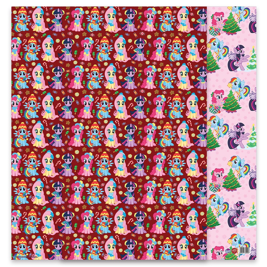 

SOMETHING SWEET CARDS | KERTAS KADO NATAL | WRAPPING PAPER CHRISTMAS | MY LITTLE PONY |WP4964-MLP013