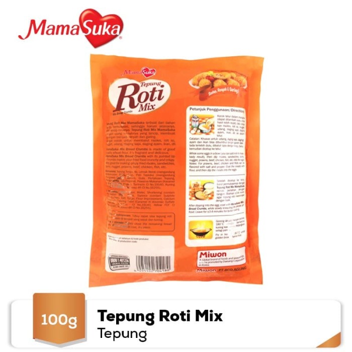 

gtg2011bb Mamasuka Tepung Roti Mix 100 Gr Da01D100