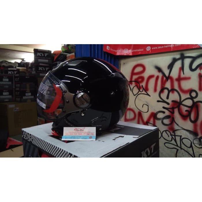 Helm KYT ELSICO BLACK METALIK