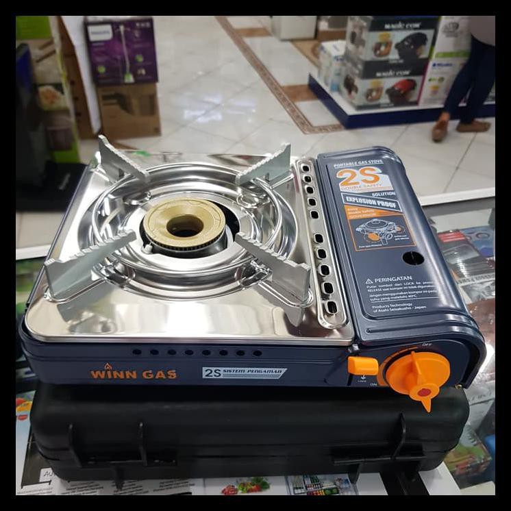 Kompor Gas Portable Winngas W2S Double Safety