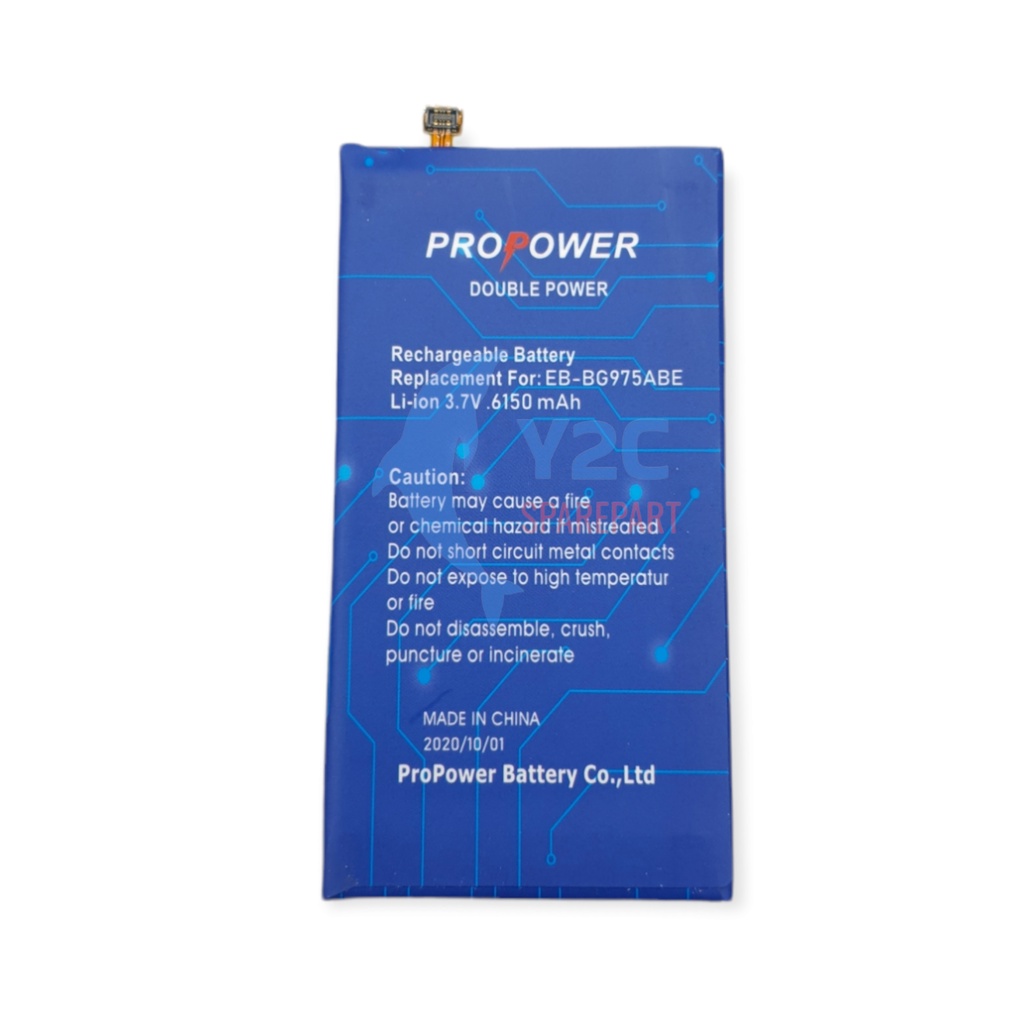BATERAI SAMSUNG G975 / GALAXY S10 PLUS / S10+ / EB-BG975ABU DOUBLE POWER PROPOWER / BATREI BATRAI BATRE BATERE