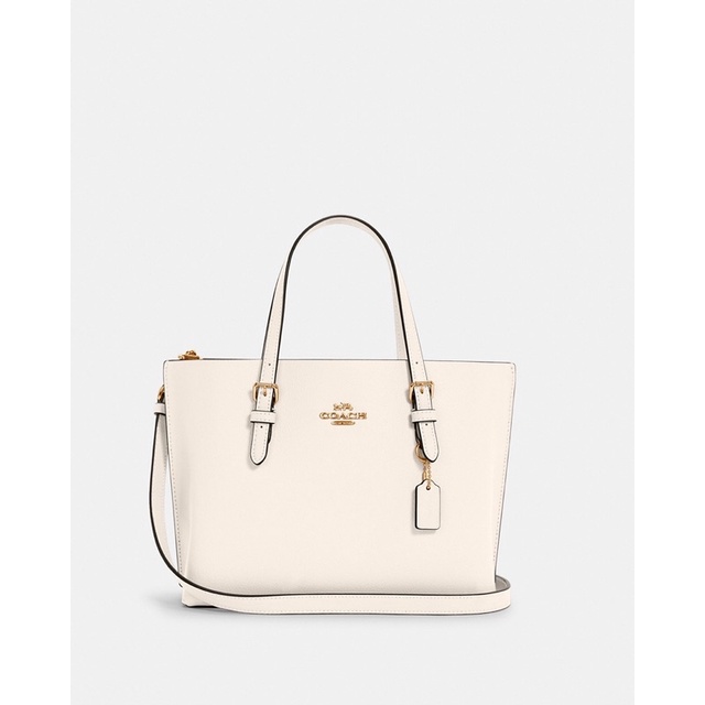 Coach Tote in Signature Mollie White Leather (4084)