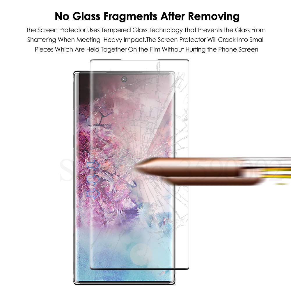 Pelindung Layar Tempered Glass 5D Full Cover untuk Samsung Galaxy Note 10 / 10plus