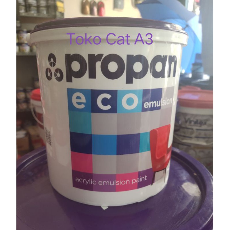 Jual Cat Propan Eco Emulsion 5kg 4010 White 9101 Shopee Indonesia 4015