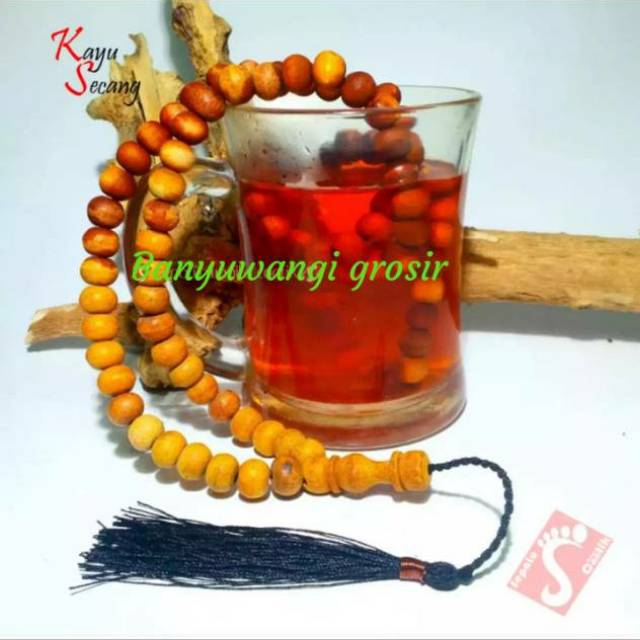 Tasbih secang asli tasbih kayu secang tasbih galih secang