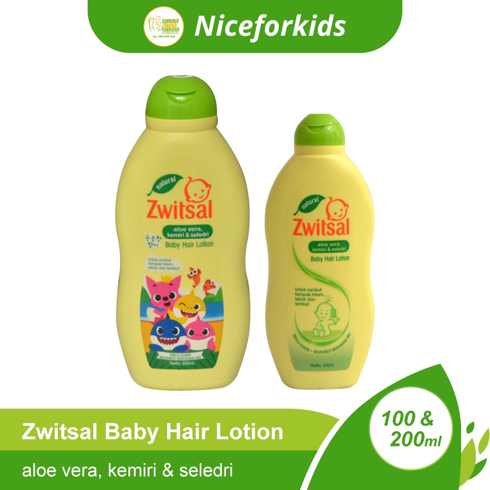 Zwitsal Baby Hair Lotion 100ml 200ml / Lotion rambut Bayi