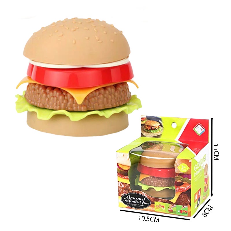 Sekawantoys Mainan Anak Burger Gourmet / Mainan Edukasi Anak Ring Donat TERMURAH!!! ( SKW.LF28 ) jsp