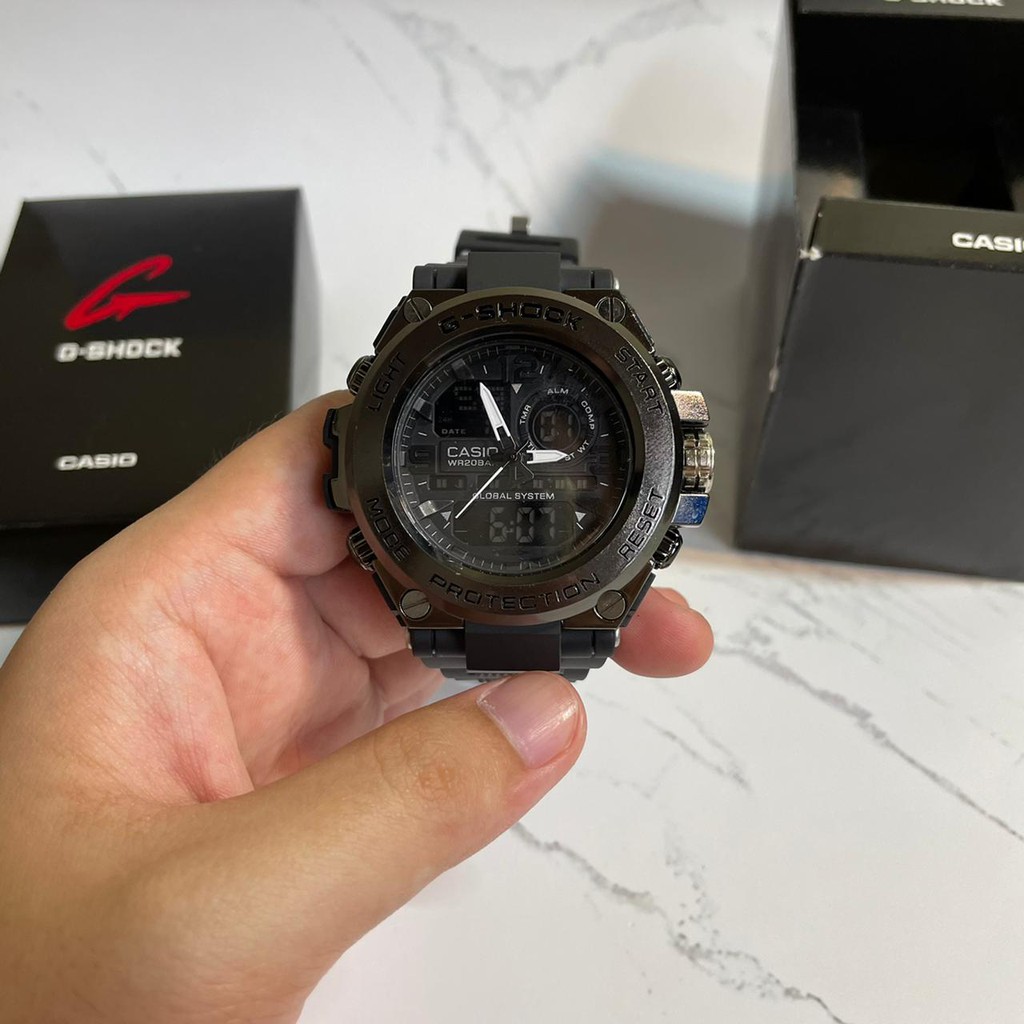 Jam Tangan G-SHOCK BODY METAL Waterproof FREE BATERAI DAN BOX / Jam Tangan Pria Sport Casio Watch