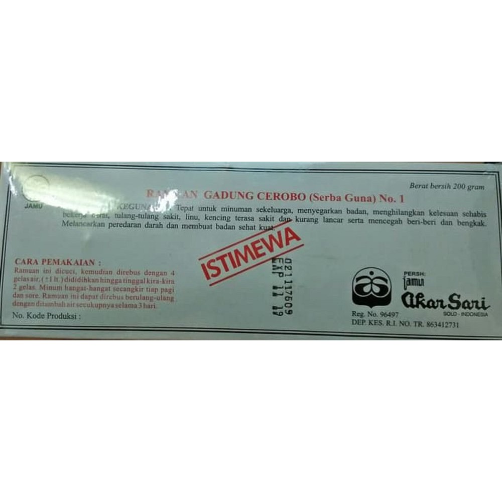 

Gadung Crobo Ramuan Besar