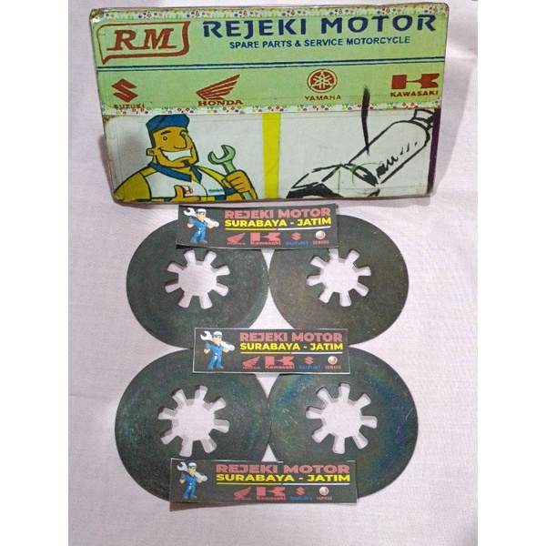 PLAT MATAHARI TEKAN MATAHARI RC KRISTAL TORNADO GX GS