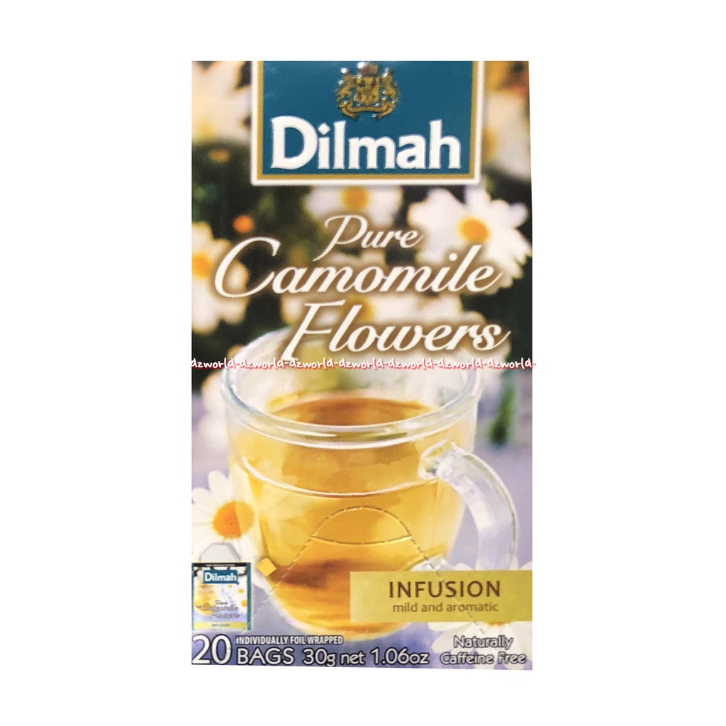 Dilmah Pure Camomile Flower 20Tea Bag Dil Mah Teh Bunga Kamomile