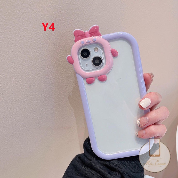 Soft Case Desain Monster 3D Warna Permen Untuk VIVO Y35 Y22 Y15s Y16 Y12 Y12i Y21 Y21s Y33s Y15A Y15 Y20 Y02s Y91C Y1s Y11 Y17 Y91 Y51A Y21T Y21N-31