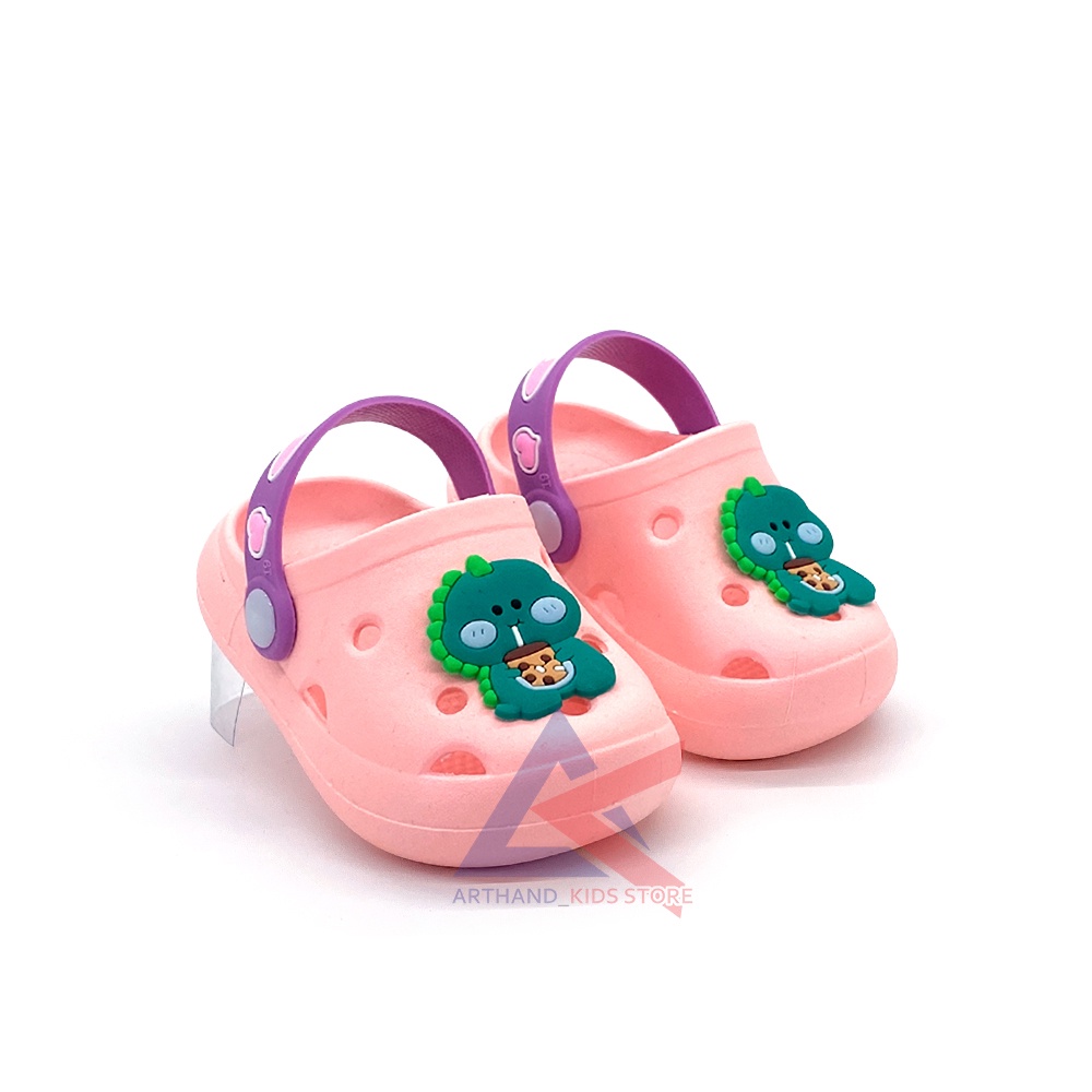 Sandal Baim Anak Perempuan baby kids Tali Belakang Karakter NEW DINO Arthand