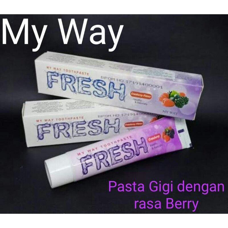 my way pasta gigi untuk menghilangkan karang Gigi ,anti sariawan