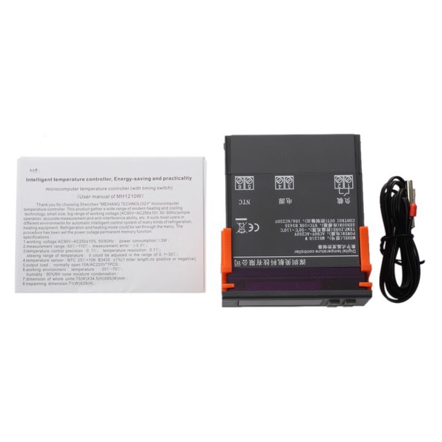 Thermostat Digital 220V AC Digital Temperature Controller MH1210W