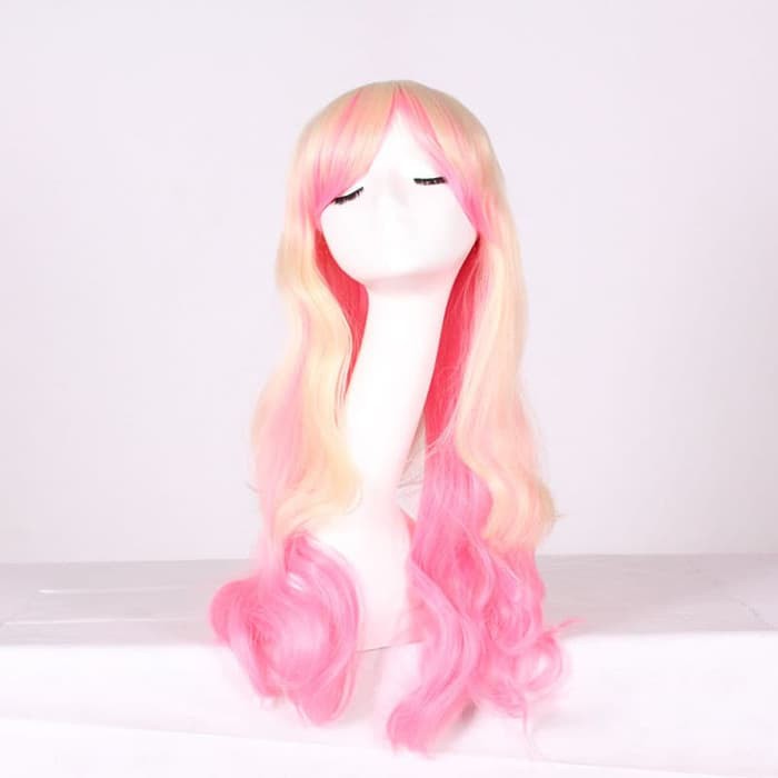 LOL-08 wig rambut palsu lolita cosplay harajuku daily two tone