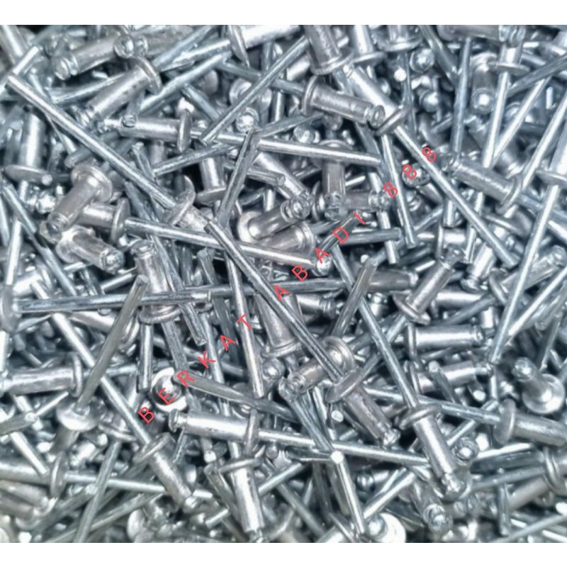 Paku rivet 423 (harga per 50pcs) paku keling alumunium