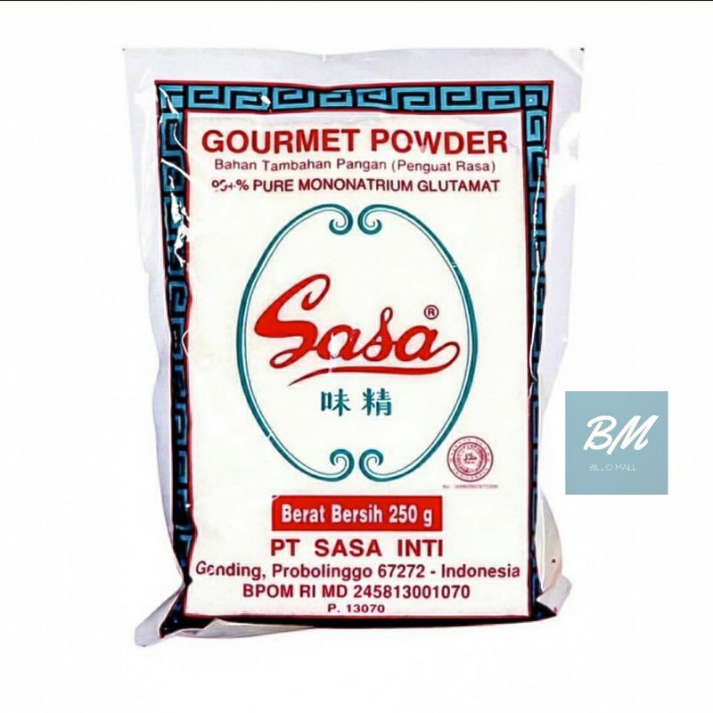 

SASA MSG 250 gr / Vetsin MICIN MECIN PECIN Peyedap Rasa Penguat Rasa 250 gram