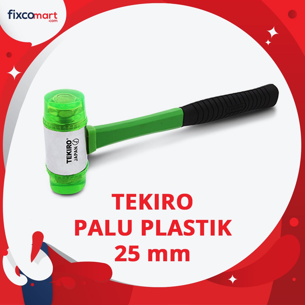 Tekiro Palu Plastik 25 Mm / Tekiro Double Plastic Hammer