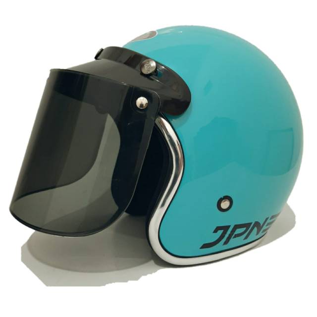 Helm JPN Sky Blue Glossy List Chrom