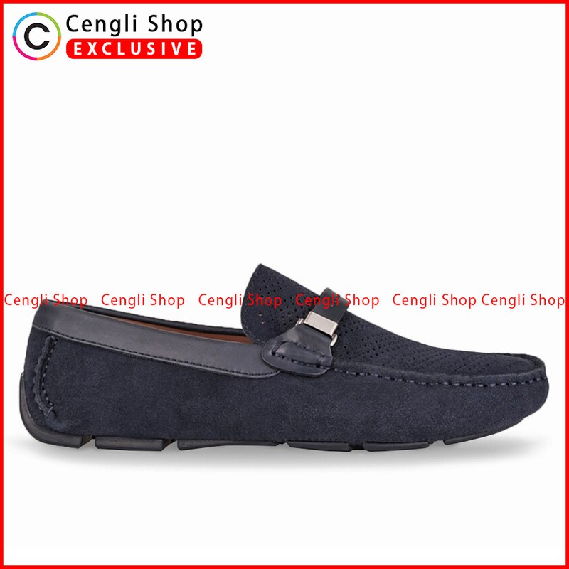 SEPATU EVERBEST PRIA TERBARU ORIGINAL PANSUS LOAFER BIRU NAVY EVEM144