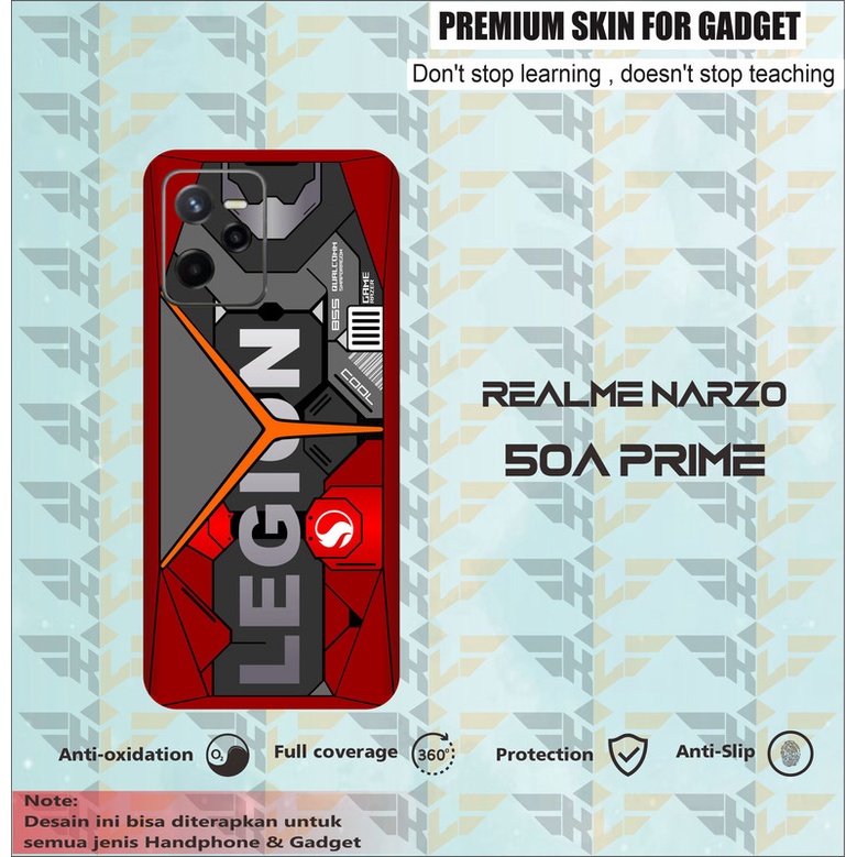 GARSKIN HANDPHONE 2PCS REALME NARZO 50A PRIME LEGION