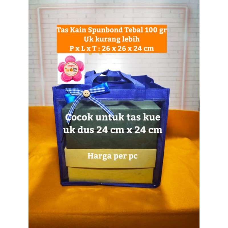 

Tas Kain Bingkisan Souvenir Gift Bag Kantong Mika Besar Biru 26
