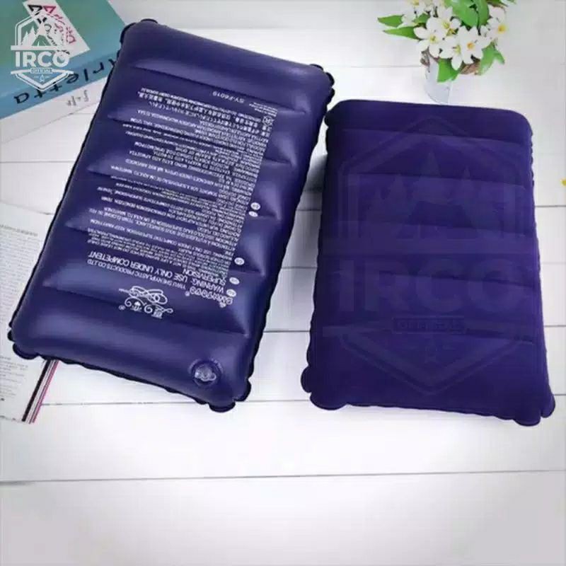 Bantal Angin Portabel / Bantal Tiup outdoor PVC Tebal / Bantal Camping Travel