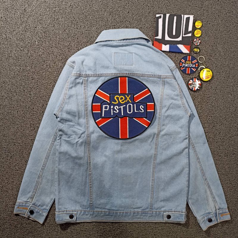 BACKPATCH BORDIR SEX PISTOLS ENGLAND BEST QUALITY TERLARIS