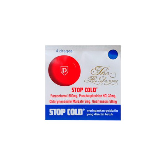 Stop Cold Strip Stopcold Obat Demam flu dan Batuk Paracetamol