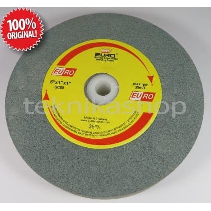 Batu Gerinda Poles / Ijo / Batu Asah 6" P80 GC80 (Euro Grinding Whell)