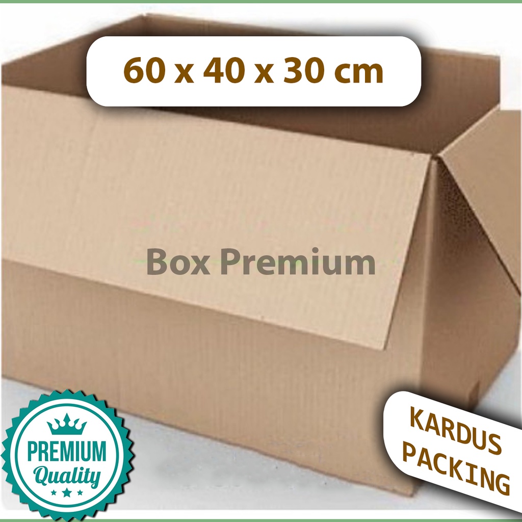 

{ISI 5 pcs} KARDUS DUS BOX PACKING PACKAGING PINDAHAN BESAR C FLUTE 60X40X30 CM