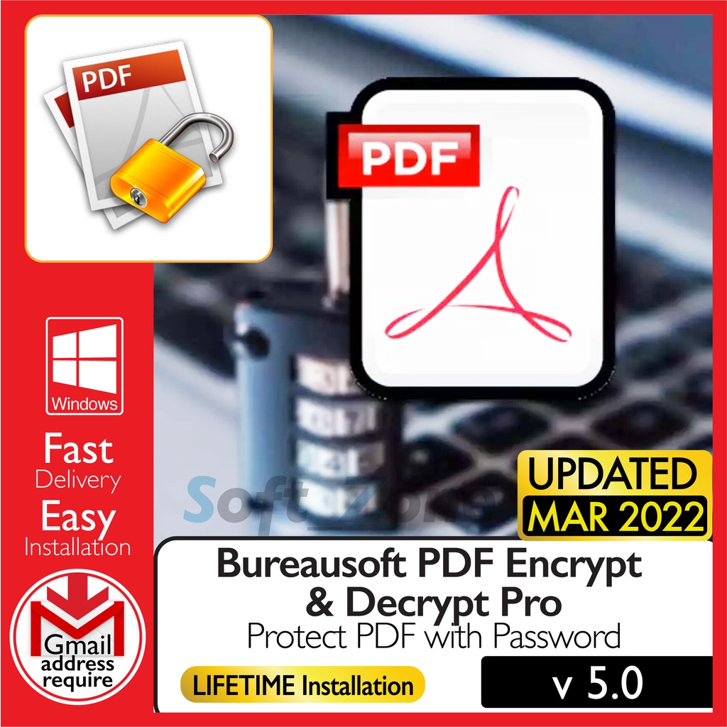 

Brsft PDF Encrypt & Dcrypt Pr 5.0 - Prtct PDF wth Psswrd [WINDOWS x64] - Dgtl Dwnld