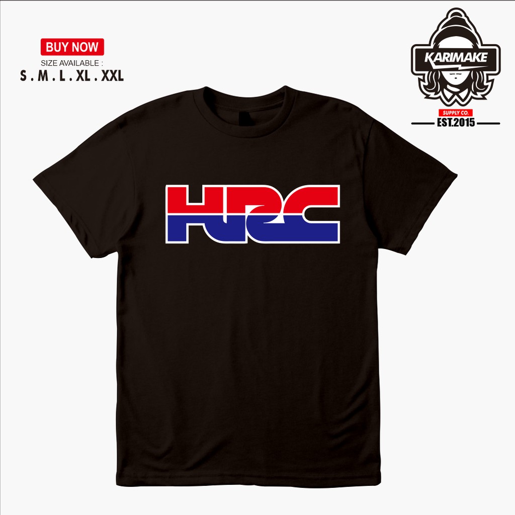 Kaos Baju Racing HRC Honda Racing Corporation Kaos Otomotif