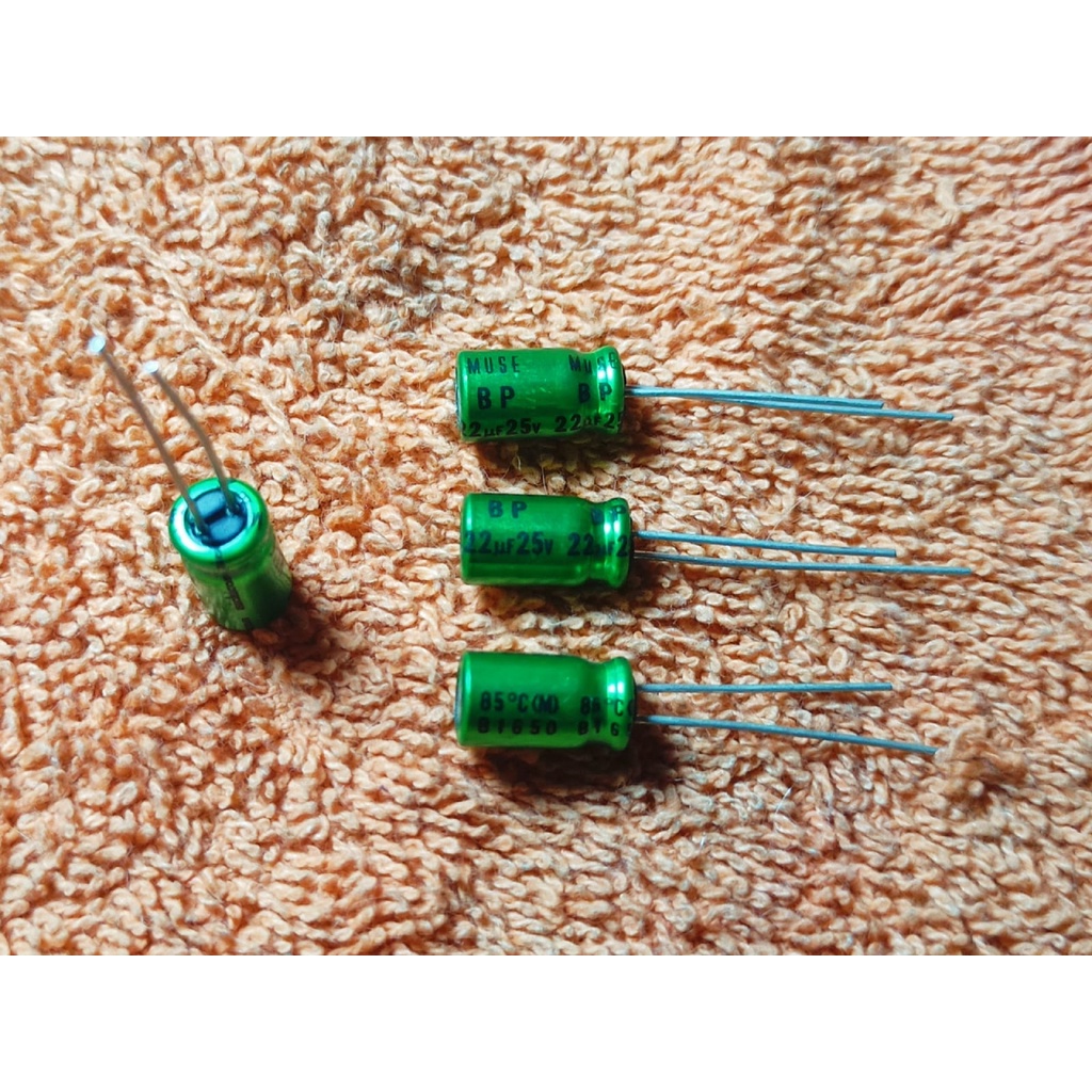 Original 22UF 25V 22UF 25V22UF 22UF25V NICHICON Muse BP 5X11Mm Bipolar HiFi Audio Capasitor Mantaaab