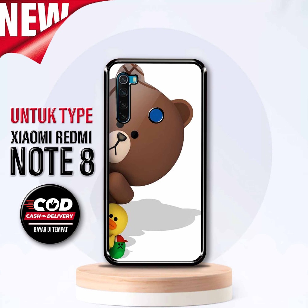 Case 2D Glossy Xiaomi Redmi Note 8 - Hardcase Xiaomi Redmi Note 8 - Silikon Motif [ Kartun Boneka 3 